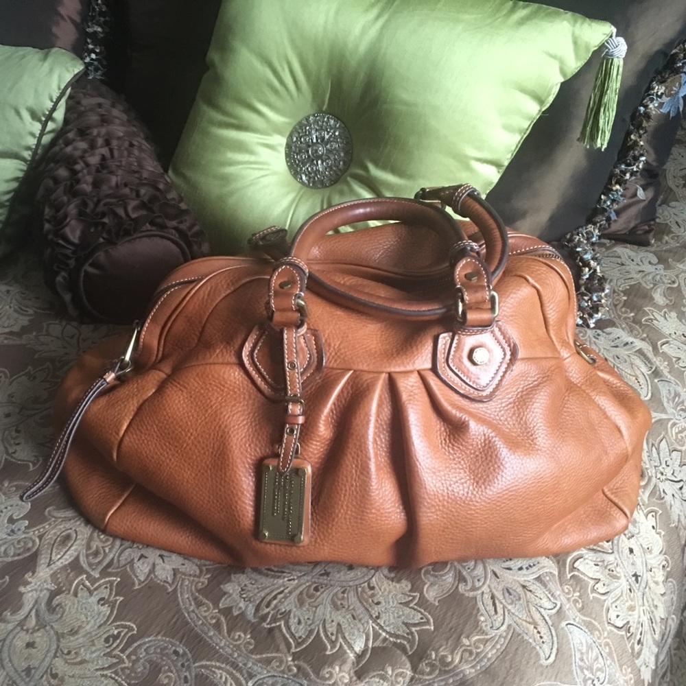 ‘Marc Jacobs’ Satchel In Buttery Cognac